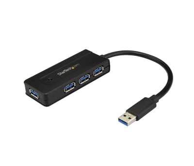 Product image for 4 PORT USB 3.0 HUB - COMPACT - INCLUDES