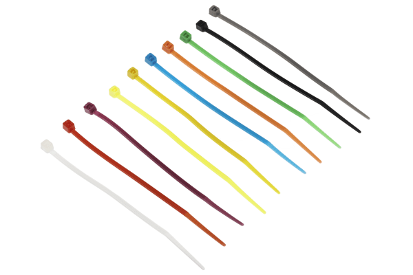 Product image for MULTIPURPOSE CABLE TIE PACK,QTY 1000