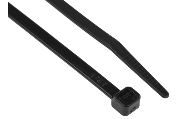 Product image for CABLE TIE,188 X 4.8,BLACK,PACK 1000