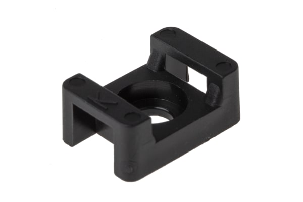 Product image for BLACK NYLON CABLE TIE CLAMP,M6 8MM