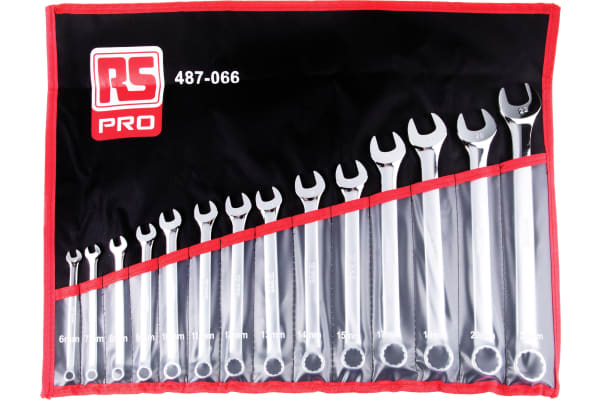 Product image for 14 PIECE MM COMBINATION SPANNER SET