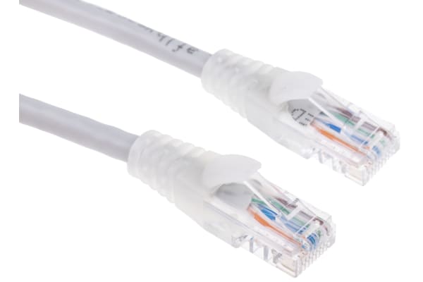 Product image for PATCH CORD CAT 5E UTP PVC 1M GREY