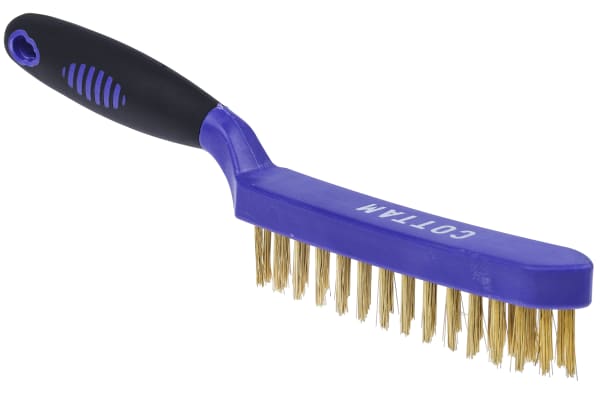 Product image for 4 ROW BRASS WIRE BRUSH