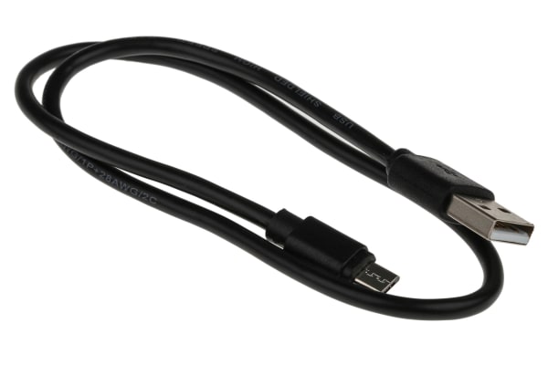 Product image for 50CM USB 2.0 A M - MICRO B M CABLE - BLA