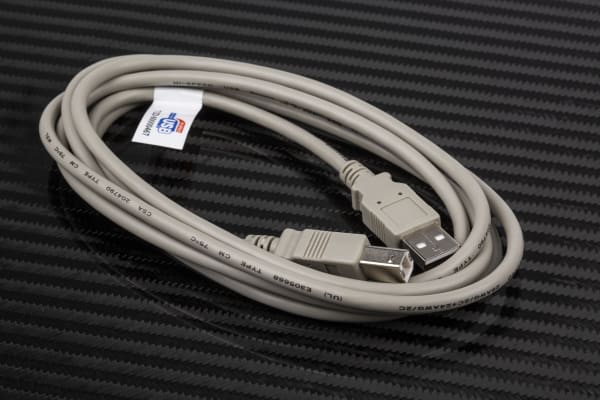 Product image for 2MTR USB 2.0 A M - B M CABLE - BEIGE