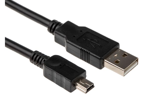 Product image for 1M MINI USB 2.0 CABLE - A TO MINI B - M/