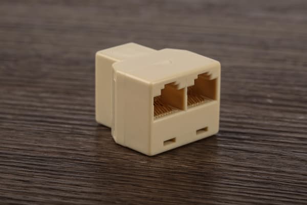 Product image for 8 WAY FEMALE TO 2 FEMALE RJ45 ADAPTOR