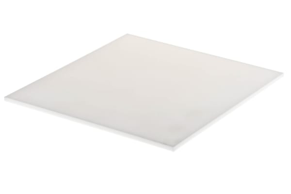 Product image for White Plastic Sheet, 300mm x 300mm x 6mm