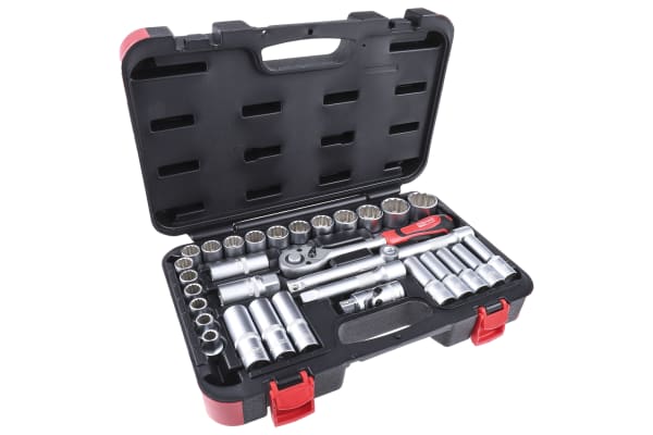 Product image for RS PRO 32 Piece , 1/2 in Socket Set