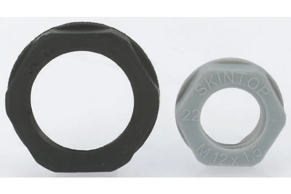 Product image for Locknut, nylon, grey, M25, IP68