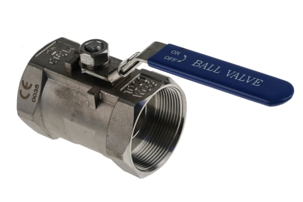 Product image for RS PRO Stainless Steel High Pressure Ball Valve 2 in BSPP 2 Way