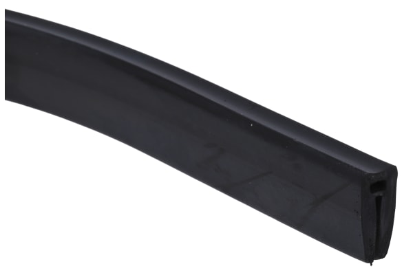 Product image for RS PRO EPDM Black Edge Protection, 20m x 15 mm x 6.8mm