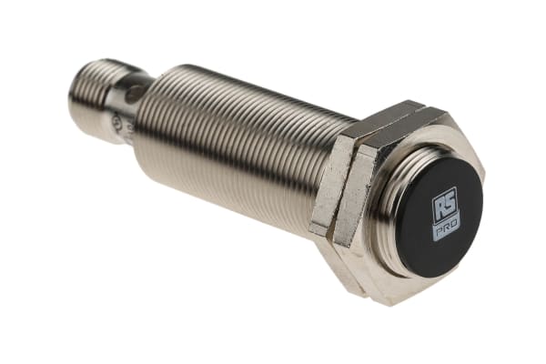 Product image for RS PRO M18 x 1 Inductive Proximity Sensor - Barrel, PNP Output, 5 mm Detection, IP67