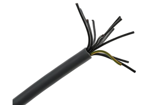 Product image for RS PRO 12 Core Unscreened YY Control Cable, 0.5 mm², Grey PVC Sheath, 50m, 20 AWG