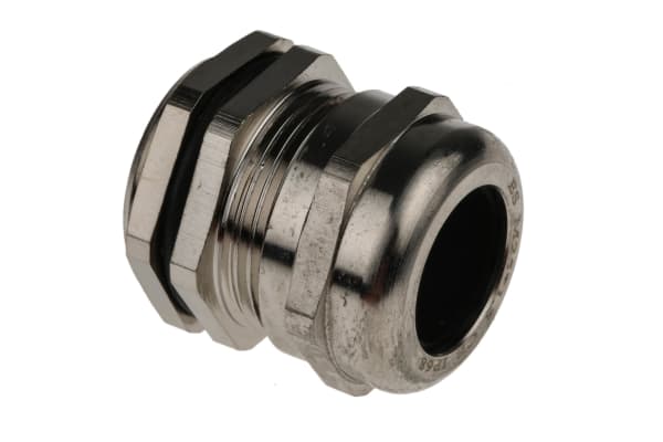 Product image for M25 BRASS CABLE GLAND + LOCKNUT,9-16MM