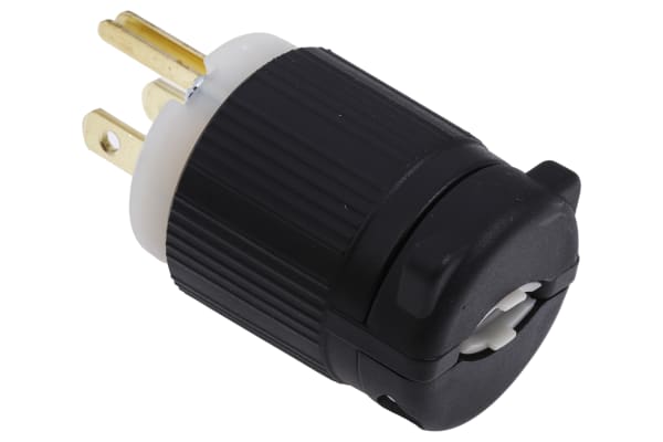 Product image for RS PRO USA Mains Plug, 15A, Cable Mount, 125 V