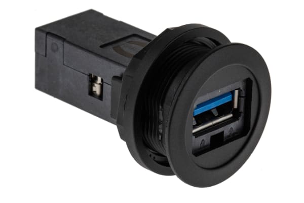 Product image for HAR-PORT USB 3.0 A-A PFT BLACK