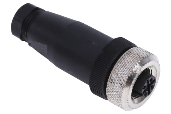 Product image for RS PRO Cable Mount Connector, 5 Contacts, M12 Connector, Socket