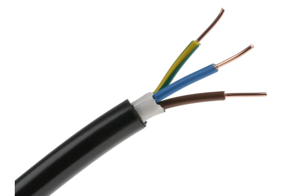 Product image for NYY-J 3 CORE 1.5MM POWER CABLE 50M