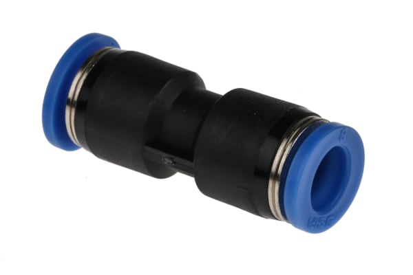 Product image for TUBE-TO-TUBE CONNECTOR, 8 MM