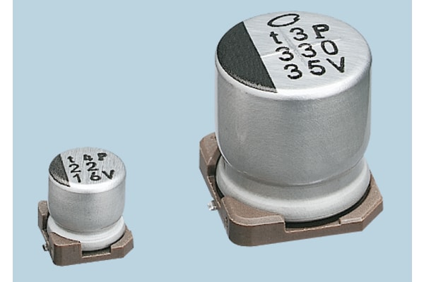 Product image for AL CAP WX SERIES SMT 10UF 16V