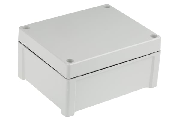 Product image for IP65 Grey Lid Enclosure, 201x163x98mm