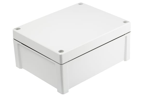 Product image for IP65 Grey Lid Enclosure, 240x191x107mm
