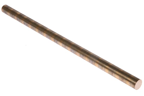 Product image for Phosphor bronze rod,13in L 5/8in dia