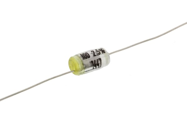 Product image for Polystyrene axial capacitor,100pF 160Vdc