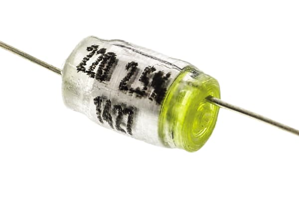 Product image for Polystyrene axial capacitor,220pF 160Vdc