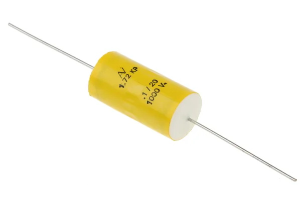 Product image for KP172 axial polyprop cap,100nF 1kV