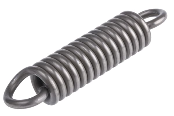 Product image for Steel extension spring,78.5Lx18mm dia