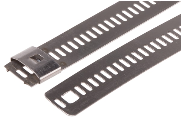 Product image for Uncoated s/steel cable tie,610x12mm