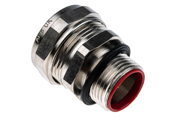 Product image for Adaptaflex M20 Swivel Cable Conduit Fitting, Silver 20mm nominal size