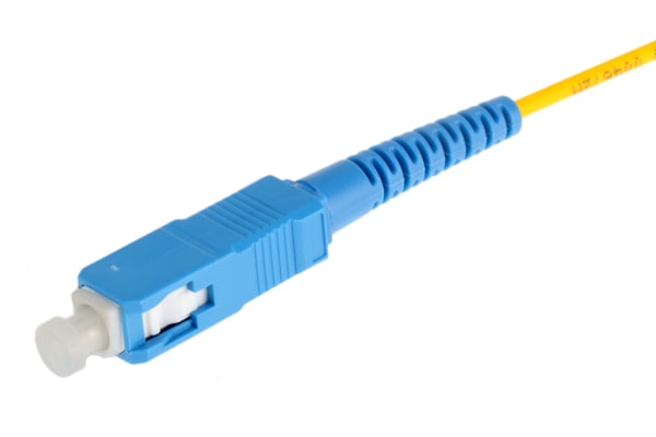 Product image for LC-SC patchlead OS1 Simplex Yellow 1m