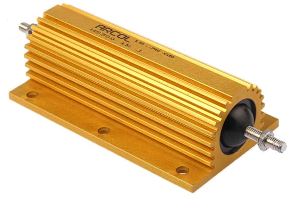 Product image for HS300 AL HOUSE WIREWOUNDRESISTOR,1R 300W