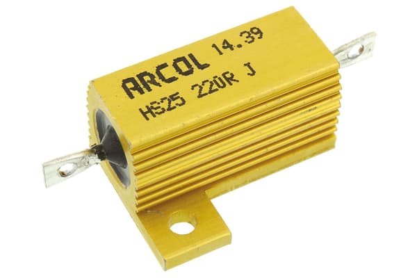 Product image for HS25 AL HOUSE WIREWOUNDRESISTOR,220R 25W