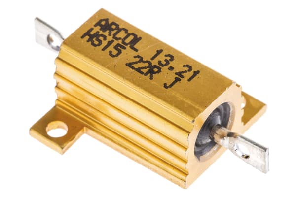 Product image for HS15 AL HOUSE WIREWOUND RESISTOR,22R 15W