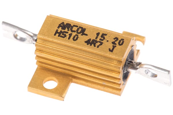 Product image for HS10 AL HOUSE WIREWOUND RESISTOR,4R7 10W