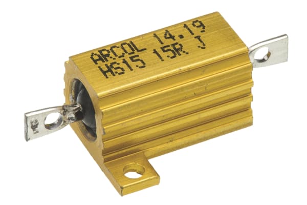 Product image for HS15 AL HOUSE WIREWOUND RESISTOR,15R 15W