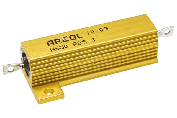 Product image for HS50 AL HOUSE WIREWOUND RESISTOR,R05 50W