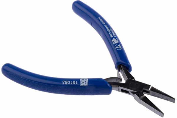 Product image for ESD Flat nose plier 120mm