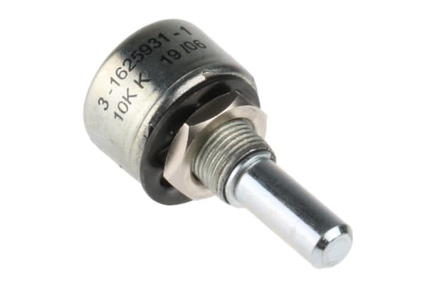 Product image for MCU 1 turn cermet track pot,10K lin 21mm