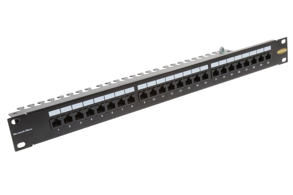 Product image for CAT6 24 PORT UTP 110 STYLE PANEL