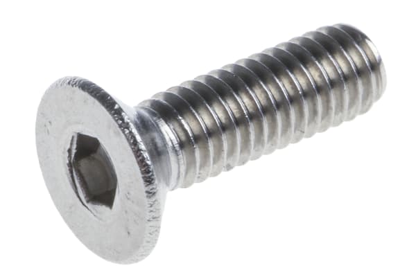 Product image for A2s/steel hex skt csk head screw,M3x10mm