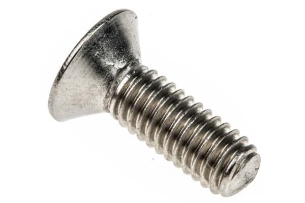 Product image for A2s/steel hex skt csk head screw,M4x12mm