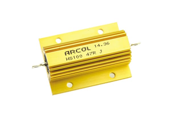 Product image for HS100 WIREWOUND RESISTOR,47R 100W