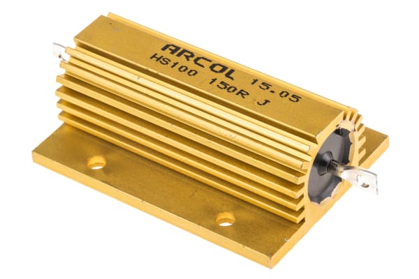 Product image for HS100 WIREWOUND RESISTOR,150R 100W