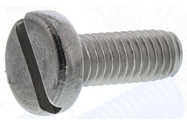 Product image for A4 s/steel slotted pan head screw,M3x8mm