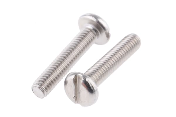 Product image for A4 s/steel slot pan head screw,M4x20mm